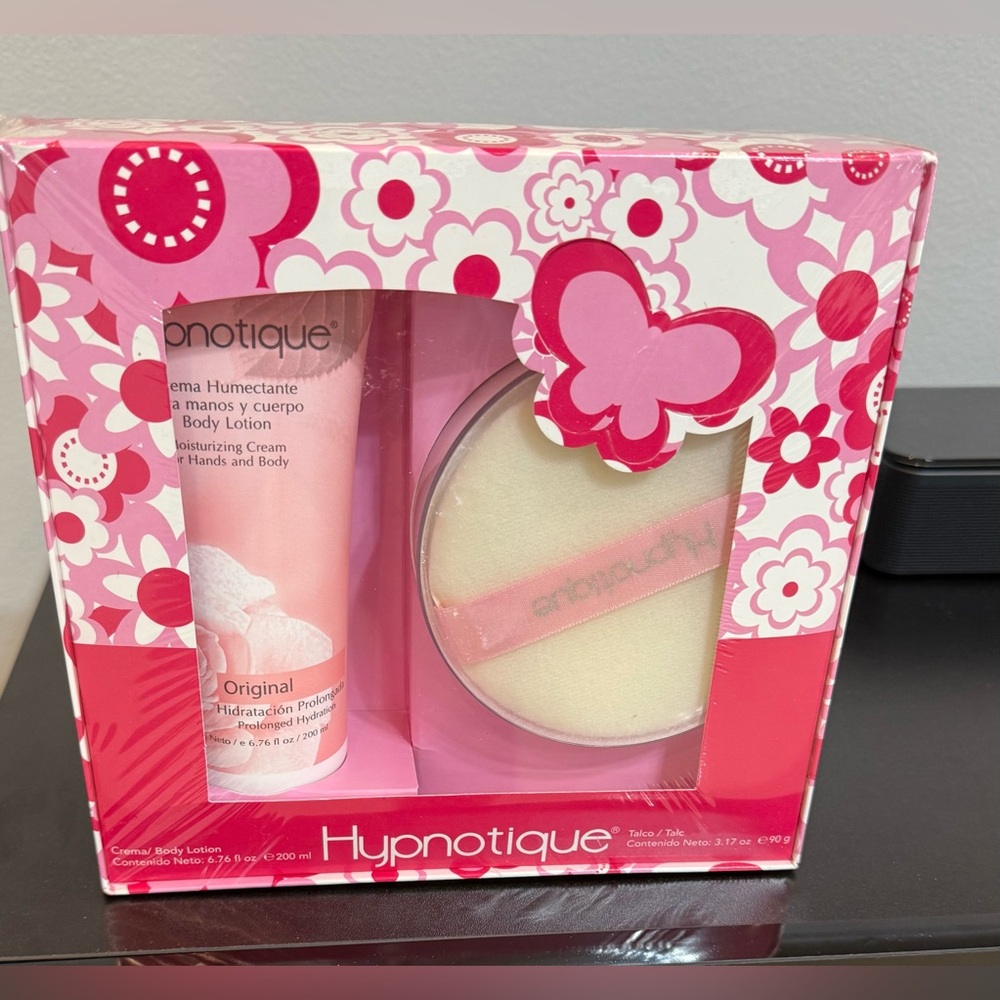 Hypnotique Cream/ Body Lotion & Talc for Woman.Made in Guatemala. New with box